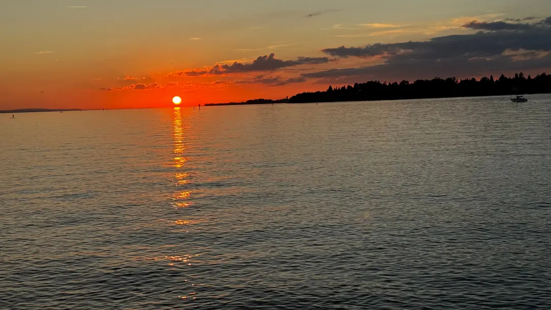 Lindau Insel Hintere Sonnenuntergang